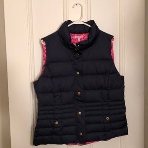 New with Tags Navy Blue Lilly Pulitzer Puffer Vest